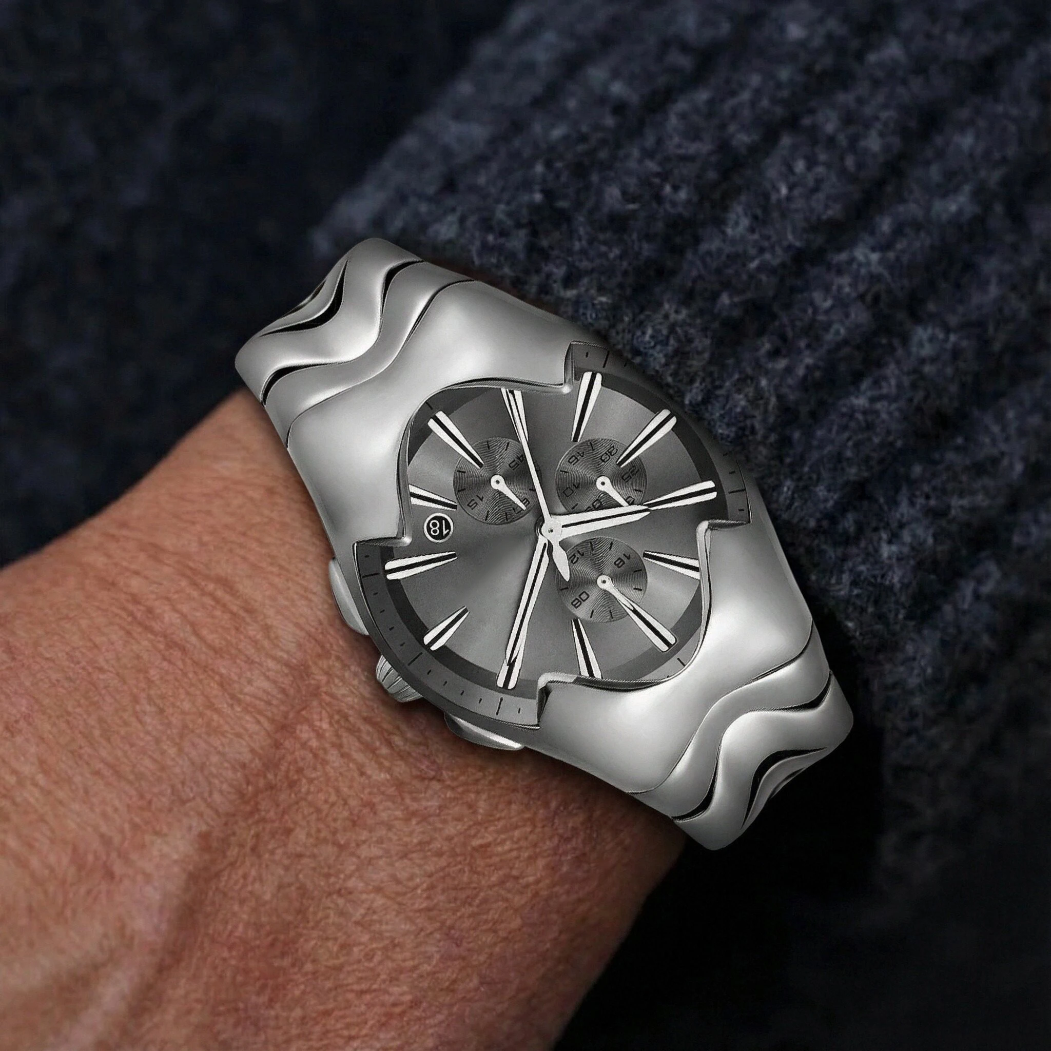 

2026New Barrel-shaped Luxury Men's Watch Waterproof Premium Business Sports Quartz Watch for Men