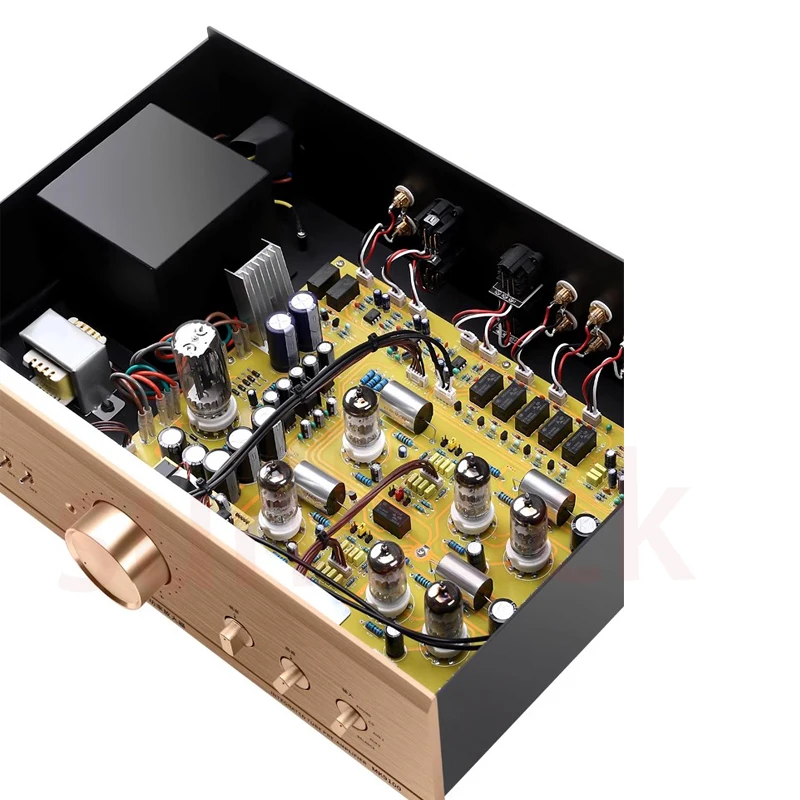 SUNBUCK MK9100 Preamplificatore valvolare HiFi Uscita bilanciata Preamplificatore di fascia alta Amplificatore Audio Tubo elettronico