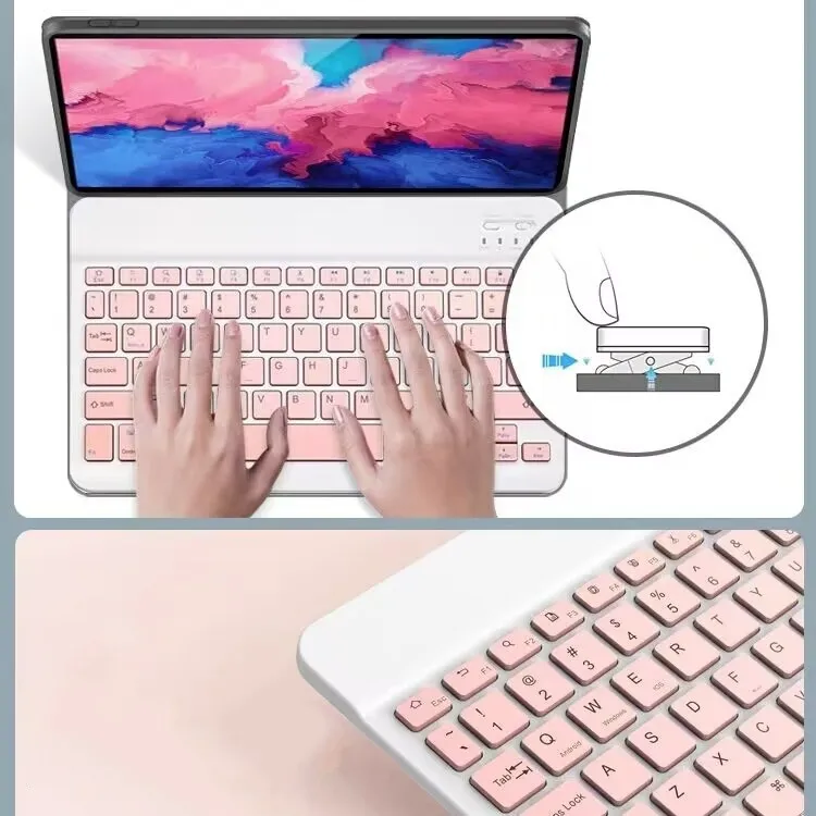 Anwendbare Lenovo P11 Pro Tablet Ledertasche 11,5 Zoll Tablet Bluetooth Tastatur Schutzhülle