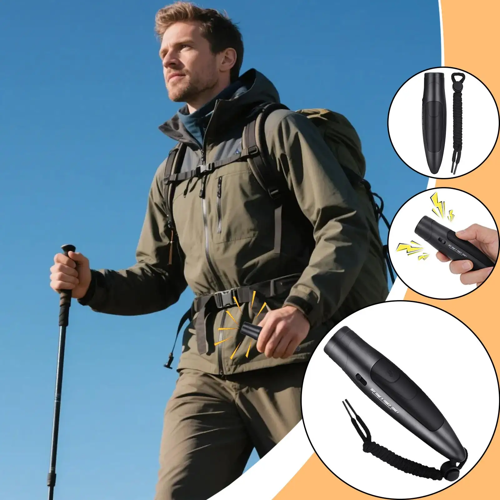 صافرة إلكترونية بصوت عال محمولة طويلة الأمد القرن المدربين صافرة القرن لعشاق المعلم في الهواء الطلق فئة تدريب الحيوانات الأليفة