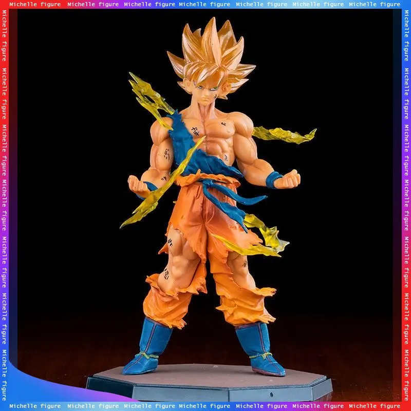 Dragon Ball Super Saiyan Figure Anime Model Peripheral Ornaments Monkey King Goku Goji Classic Super Race Series