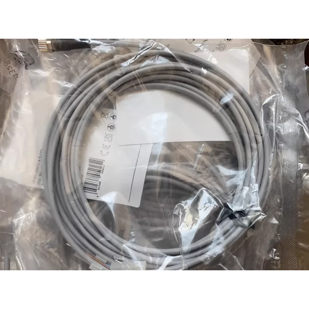 Power cord NEBU-M8G3-K-5-LE3 541334 M8 straight head 3-core