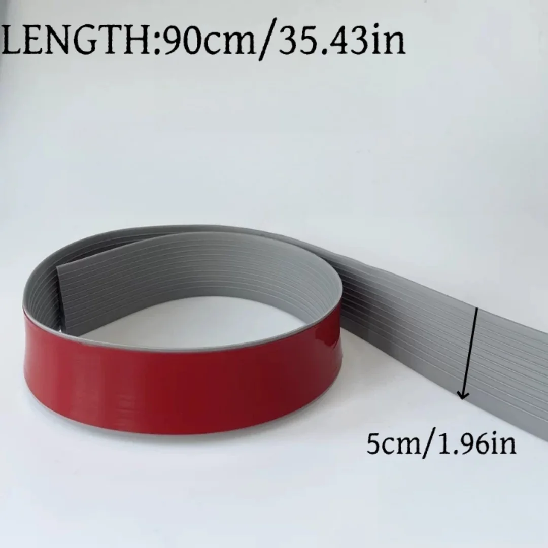 1pc 90cm/35.43in Self-adhesive PVC Wear-resistant Ramp, Threshold Ramp,  Scooter Deceleration Ramp, For Use At The Entrance