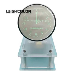 Wishcolor OSCLK-MK2 Upgraded 7SJ32J Oscilloscope+Driver Board 30+Combinations Tube Clock Handmade Electronic DIY Creative Clock