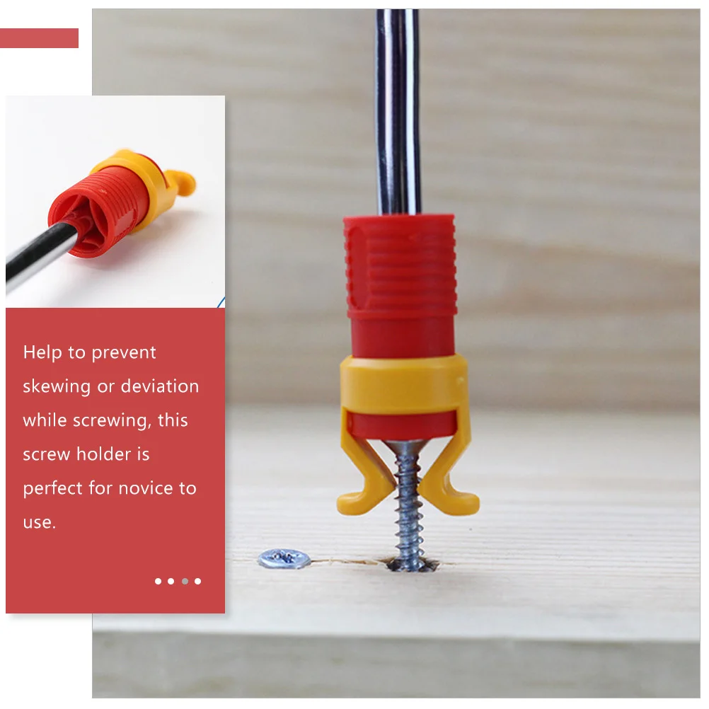 5 Buah Penjepit Penahan Sekrup Alat Pertukangan untuk Sekrup Kecil, Penahan Pengikat untuk Proyek DIY, Perlengkapan Perangkat Keras yang Tahan Lama