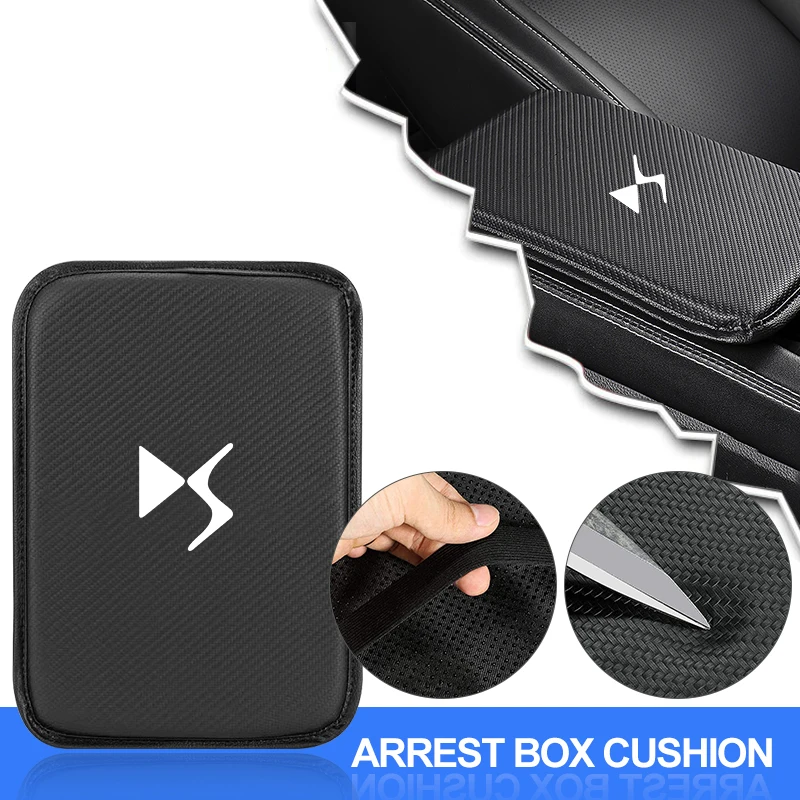 

Car Carbon Fiber Armrest Box Central Control Protective Mat for DS DS3 DS5 DS6 Deesse PSA Stylish