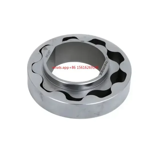 

CNC Machined Custom LOGO outer 77mm 4140 billet steel oil pump gear for Reimax Nissan Tb48