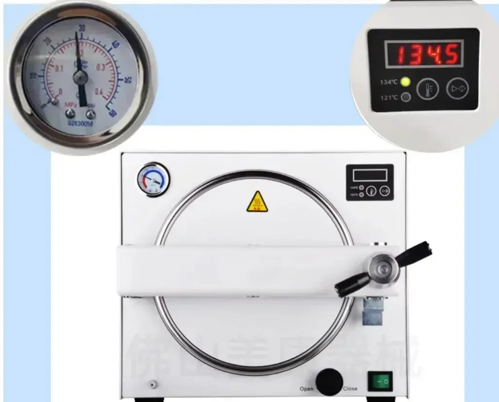 معقم المختبر الطبي 18L 220V1100W ارتفاع درجة الحرارة/الضغط خزانة التطهير لجمال الحيوانات الأليفة آلة تعقيم الأسنان