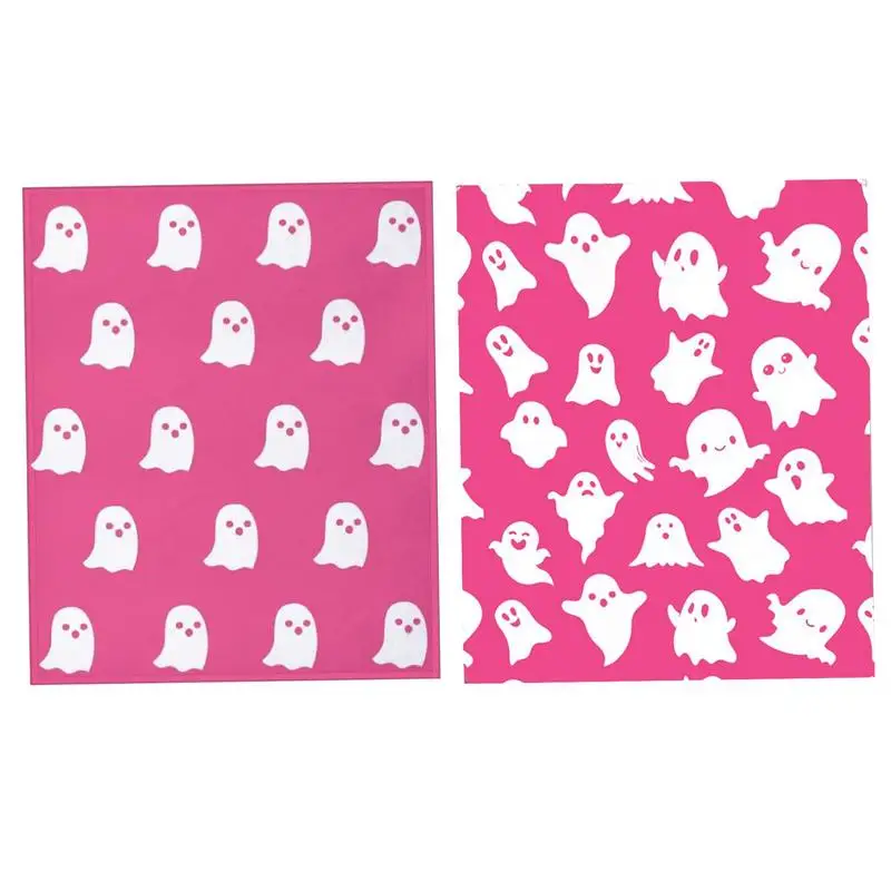 

Ghost Throw Blanket Soft And Comfortable Thickened Flannel Pink Ghost Blanket For Bed Sofa Couch Halloween Fuzzy Blanket