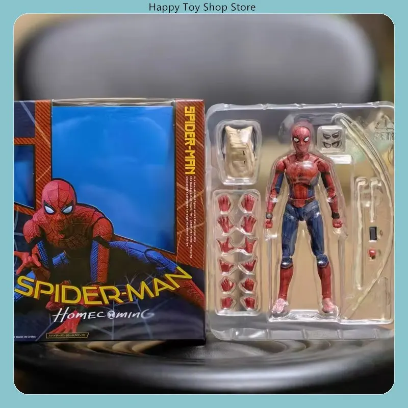 

Фигурка Человека-паука 15 см, подвижная, аниме-модель, статуэтка, коллекционная, настольное украшение, игрушка, подарок для фанатов