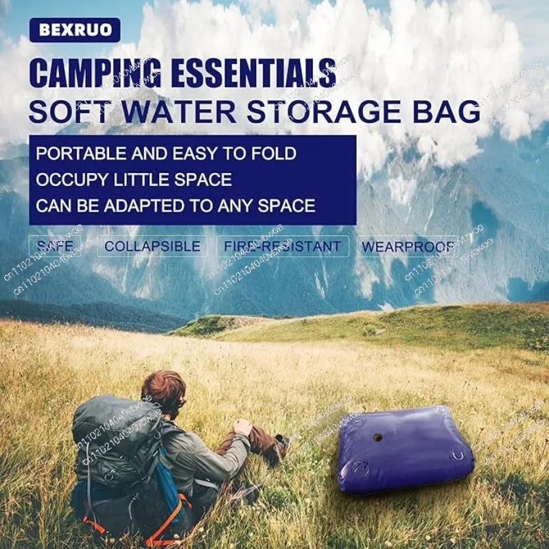 PVC Water Storage Bag New Soft Tank Water Bag  Storage Container Outdoor Portable Large Car