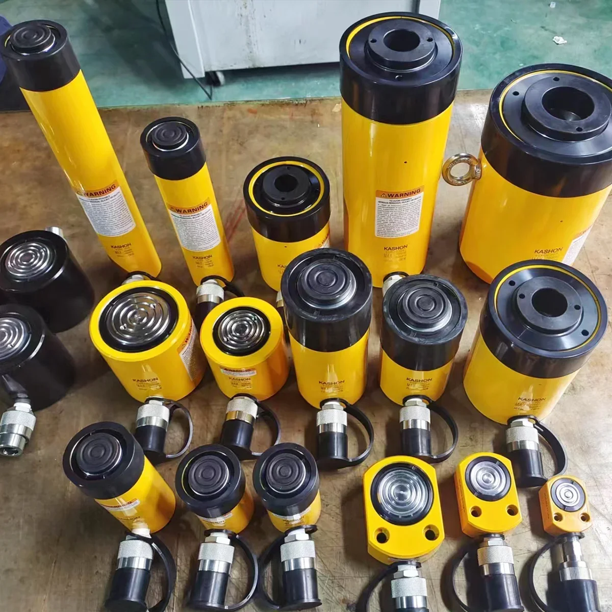 RCH-120 الربيع العودة الفولاذ المقاوم للصدأ أسطوانة هيدروليكية 700bar مركز ثقب الرافعات مع المكبس جوفاء مضخات هيدروليكية متوافقة