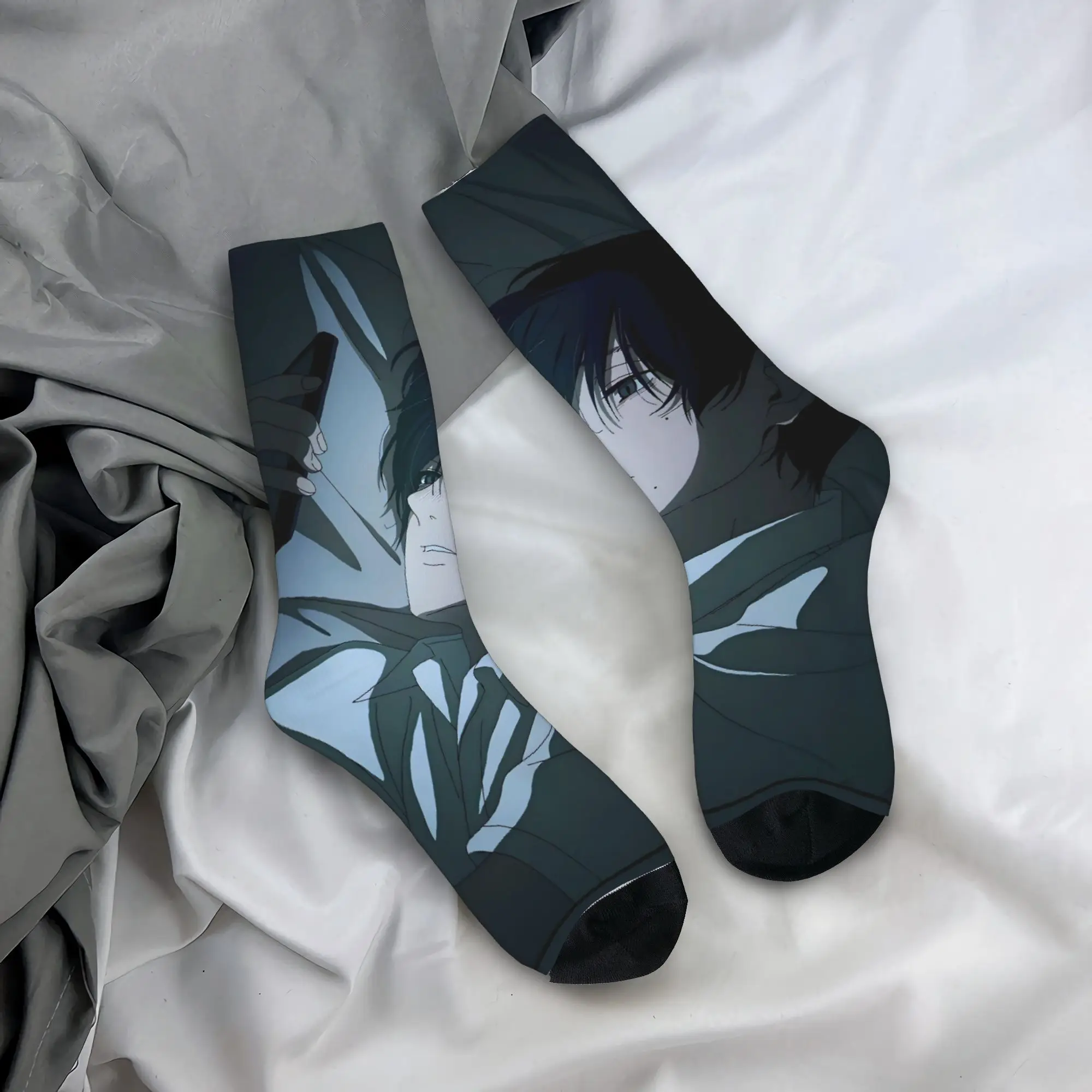 

The Summer Hikaru Died Socks Anti Sweat Stockings Men Breathable Outdoor Socks Spring Novelty Design Socks