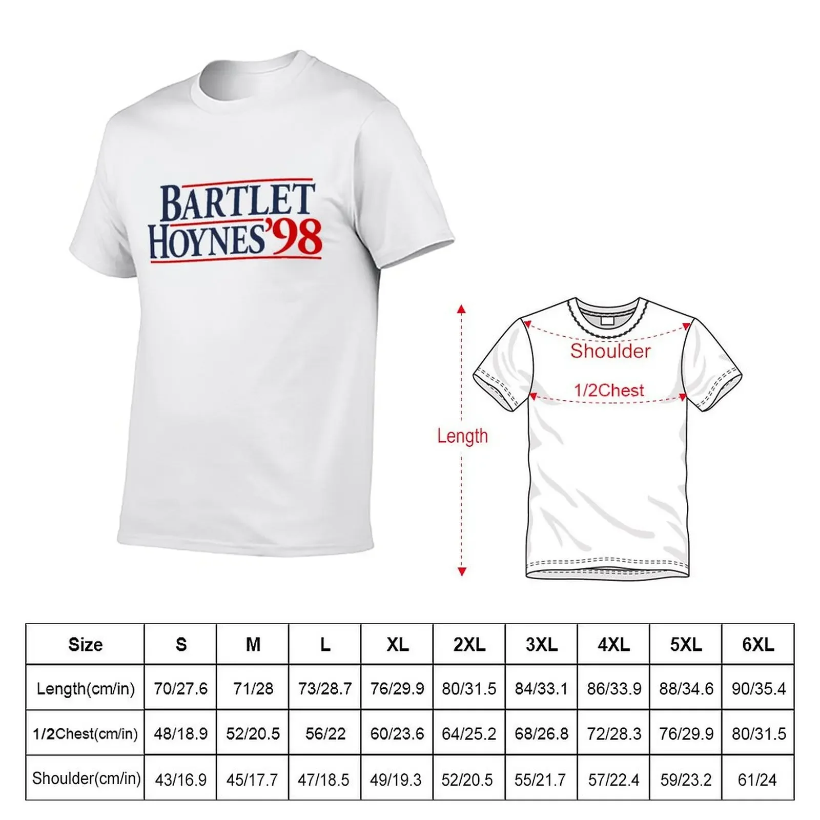 Bartlet for America T-Shirt cheap stuff korean fashion man t shirt summer top t shirt men