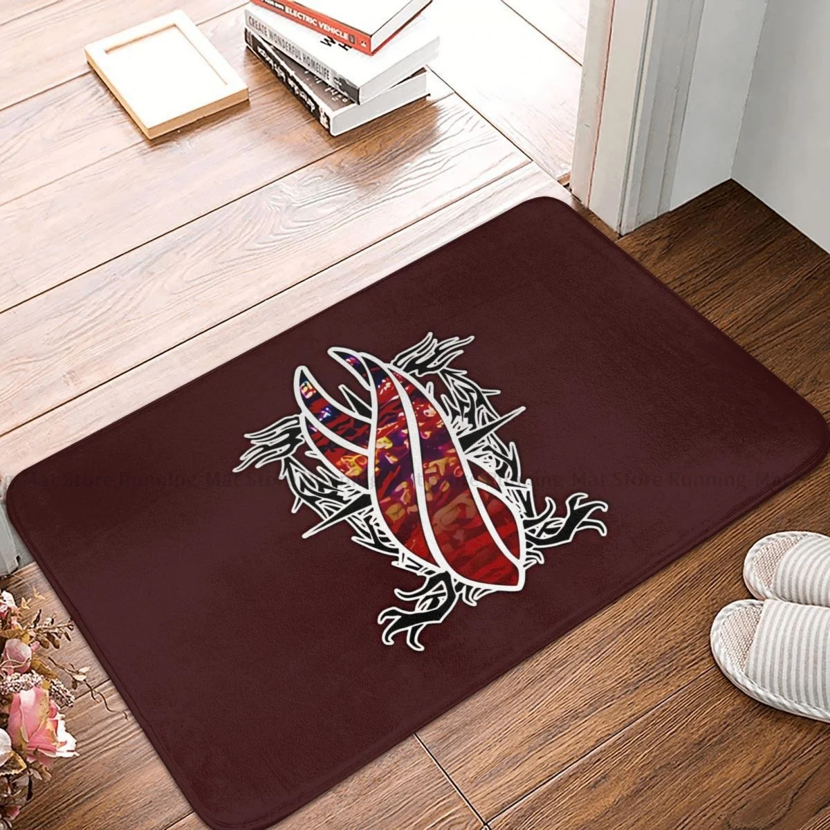 Dead Space Game Non-slip Doormat Unity Bath Bedroom Mat Outdoor Carpet Flannel Pattern Decor