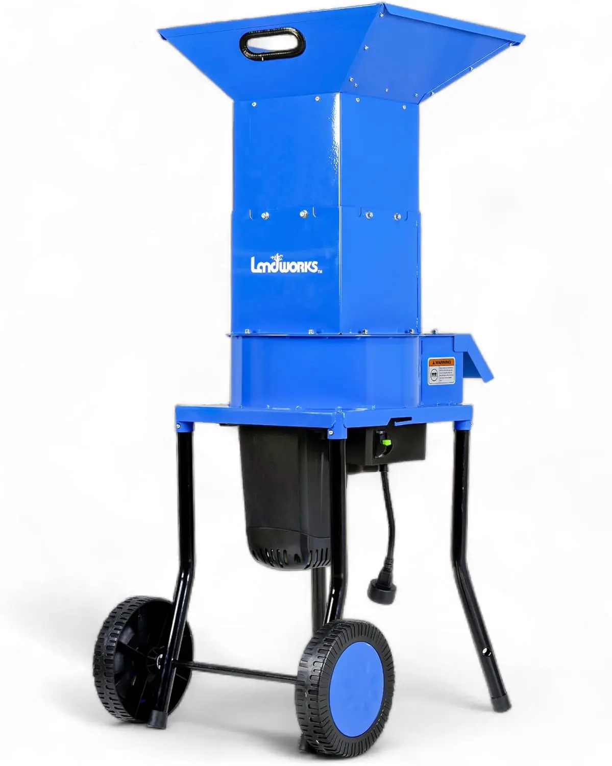 

Electric Leaf Mulcher Shredder for Leaves, Grass & Twigs - Heavy Duty 120V AC with 11" Blade