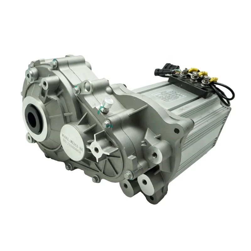 

SiAECOSYS New AC 4000W 72V Mid Drive Motor with AC Controller Power Train Kits for Electric Rickshaw