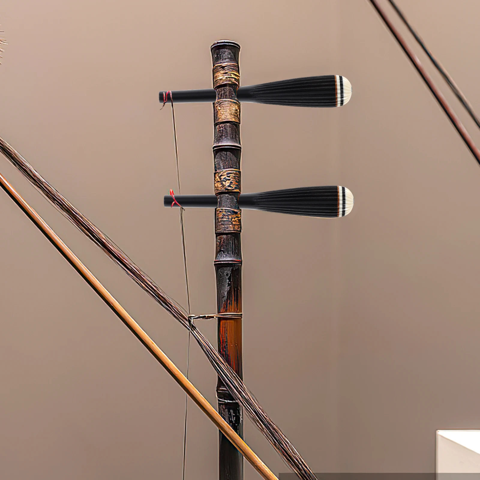 

2pcs Erhu Wooden Tuning Pegs String Instrument Replacement Shaft Pegs for Erhu Tuners Keys Accessories Parts