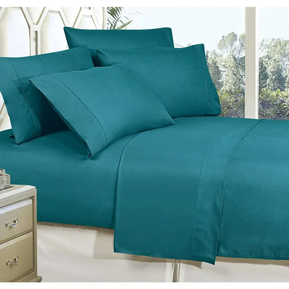 duvet cover,1800 Premier Hotel Quality Wrinkle-Resistant 4-Piece Sheet Set with Deep Pockets,comforter sets