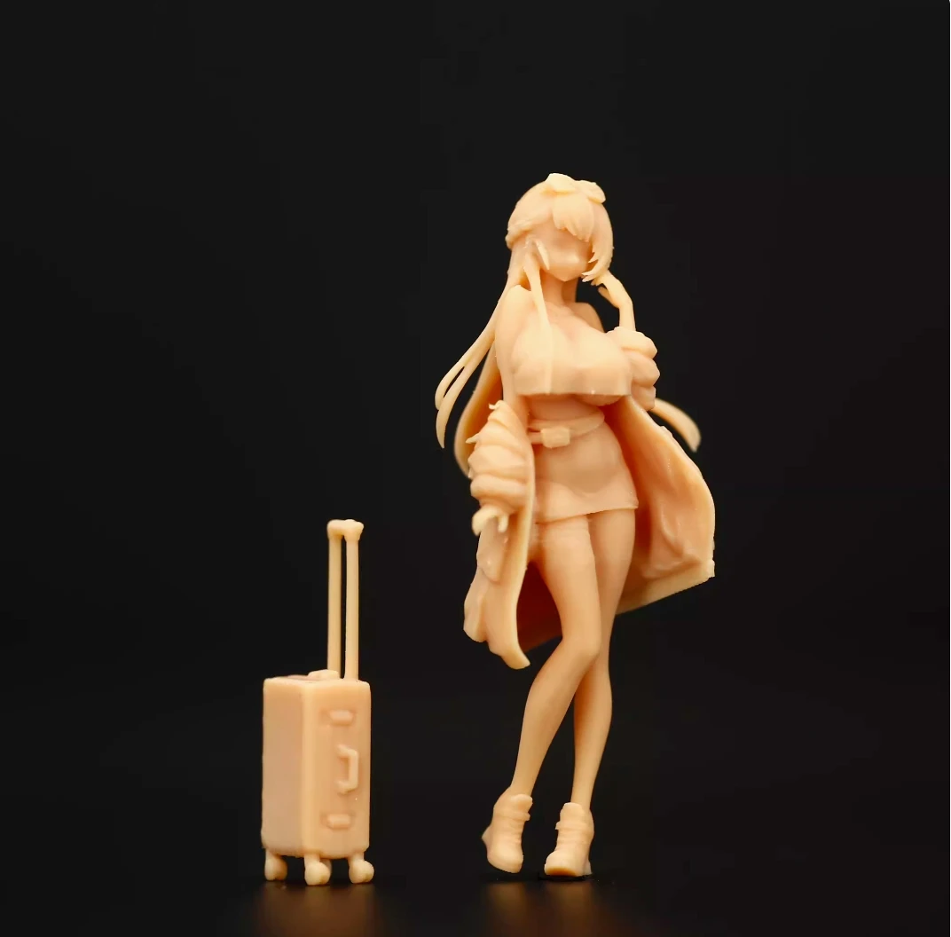 1/64 z żywicy w skali 1/43 miniaturowa figurka bagażowa stewardessy samochody samochodziki zabawkowe kolekcja mikro fotografii Diorama rekwizyty sceniczne