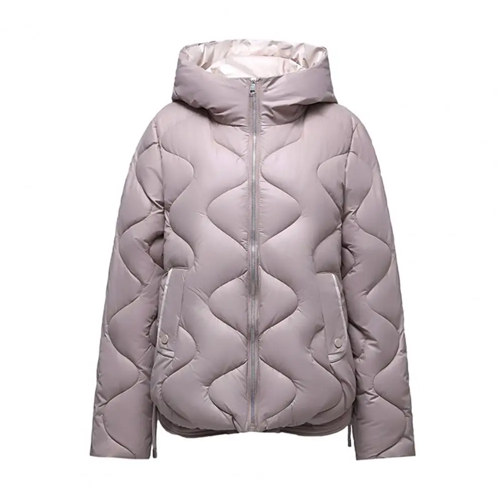 2024 New Winter Short Parka Jacket Women Thick Cotton Padded Coats Female Stand Collar Loose Puffer Parkas Jackets Outwear