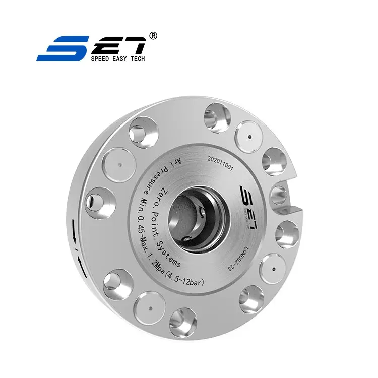 

LQNCDZ-2S Quick Changer Clamping System Cone Type Automatic Zero Point Positioner Flange Machine Tools Accessories