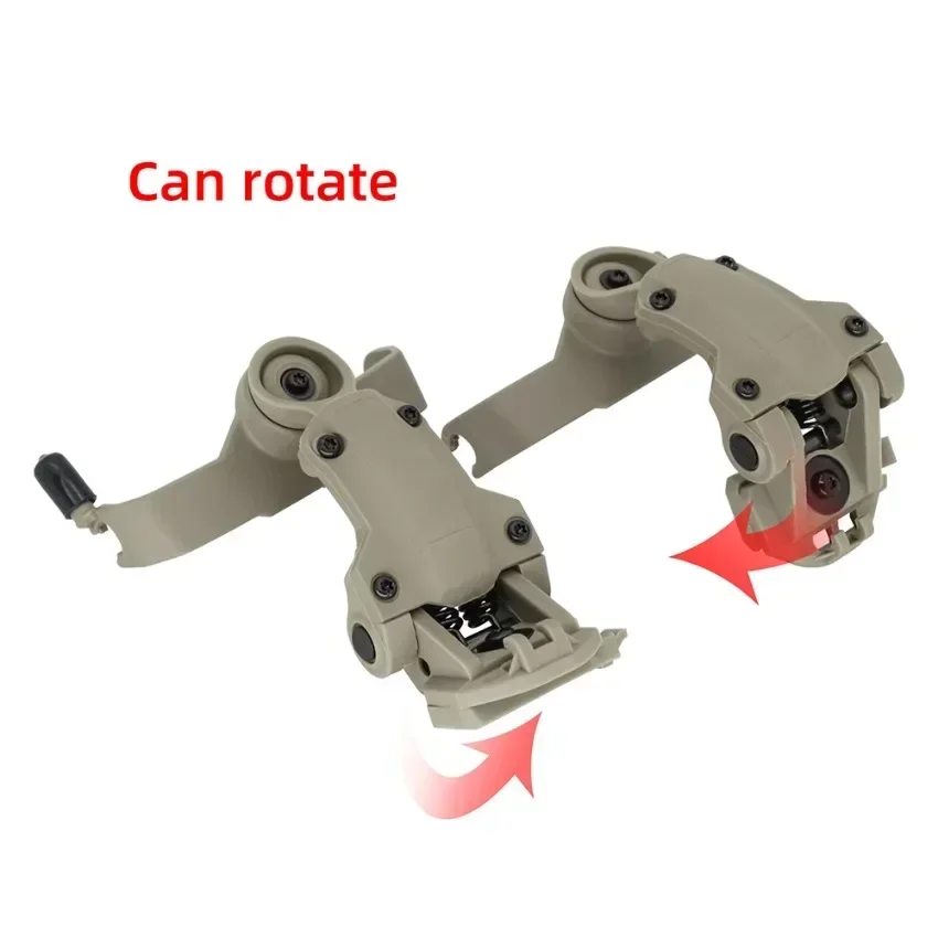 Tactical Helmet Headset Bracket Fast Track ARC OPS-CORE Helmet Adapter for COMTAC II COMTAC III Airsoft Tactical Headset