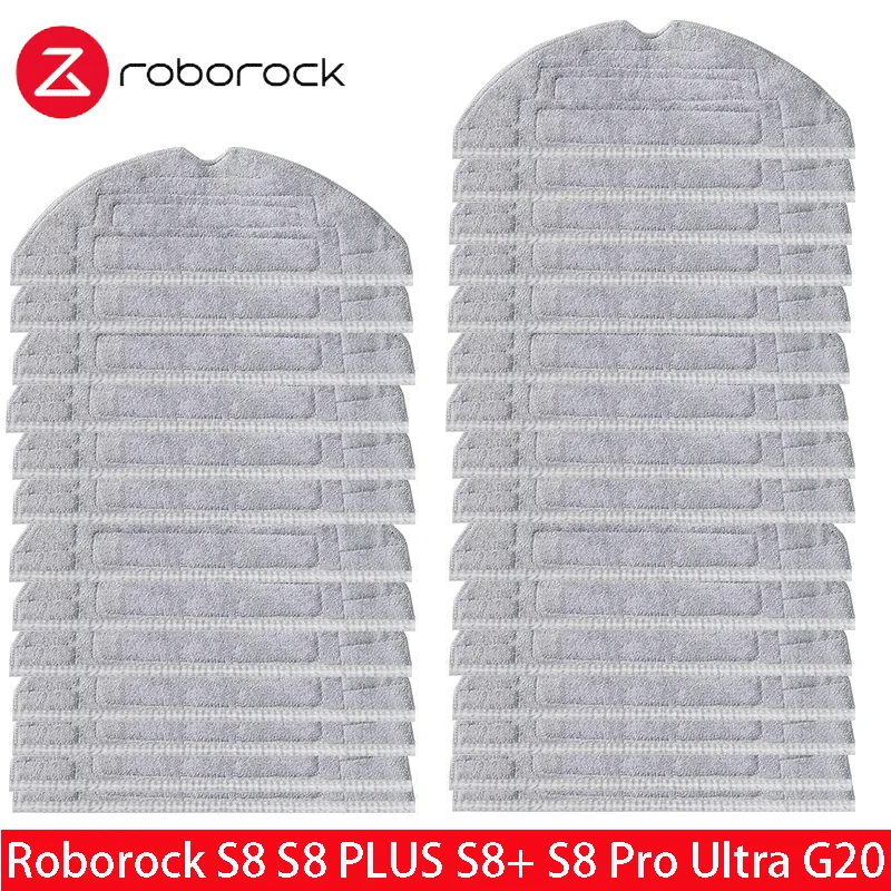 

Roborock S8 S8 PLUS S8+ S8 Pro Ultra G20 Double Vibration Mop Pad Vacuum Cleaner Robot Mop Rags Parts Mop Cloths AccessoriesRobo