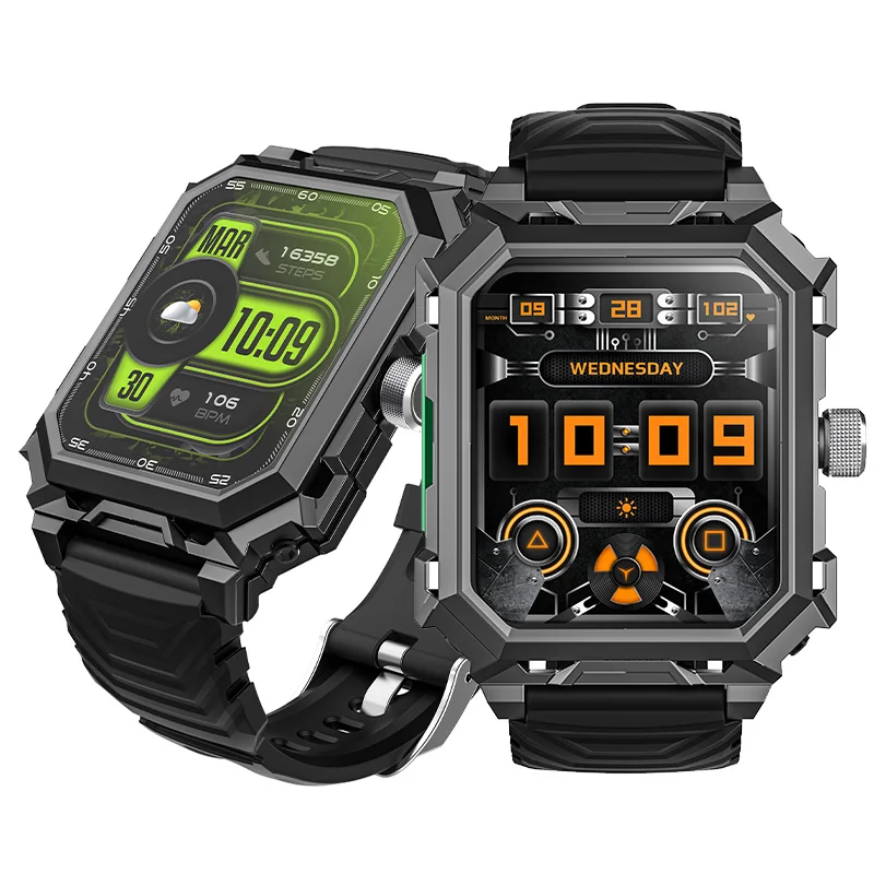 

Tank S3 Pro 2,02-дюймовый HD-экран 710 мАч Аккумулятор AI Голосовой помощник Bluetooth Вызов Сердечный ритм Артериальное давление Кровь Смарт-часы