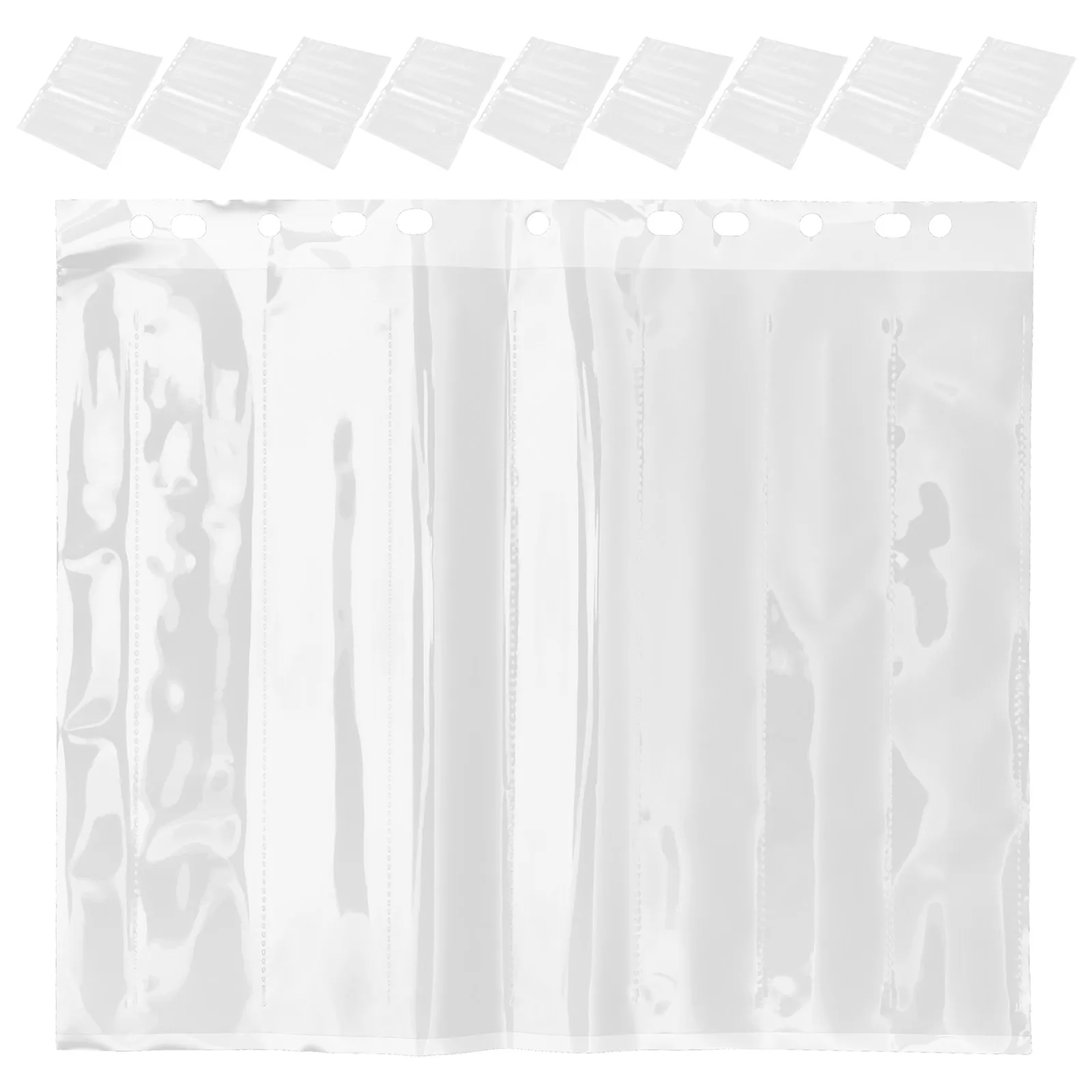 

10pcs Waterproof Dustproof Film Negative Storage Bags Heavy Duty Page Protectors For Archival Photo Holders Organizer Protective