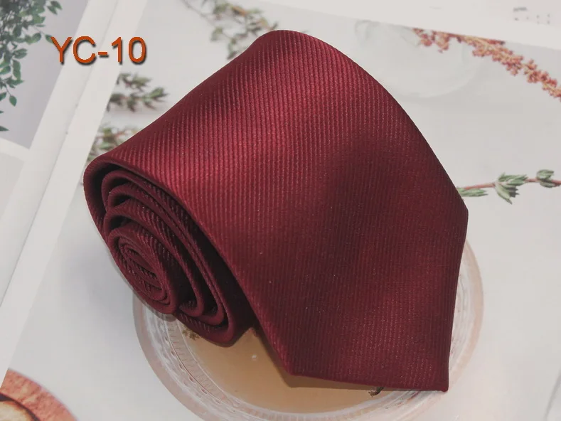 NEW Men\'s Ties Solid Color Stripe Flower Floral 8cm Jacquard Necktie Business Accessories Daily Wear Cravat Wedding Party Gift