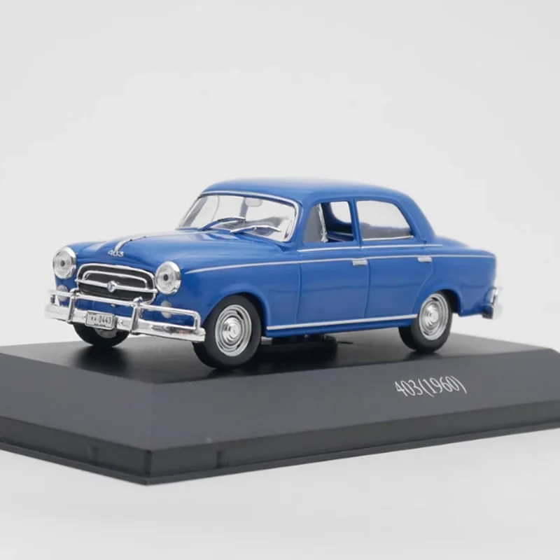 

Литой под давлением IXO, масштаб 1:43, 403 1960, синяя имитация сплава, модель автомобиля, классический сувенир для взрослых, подарок, статический дисплей