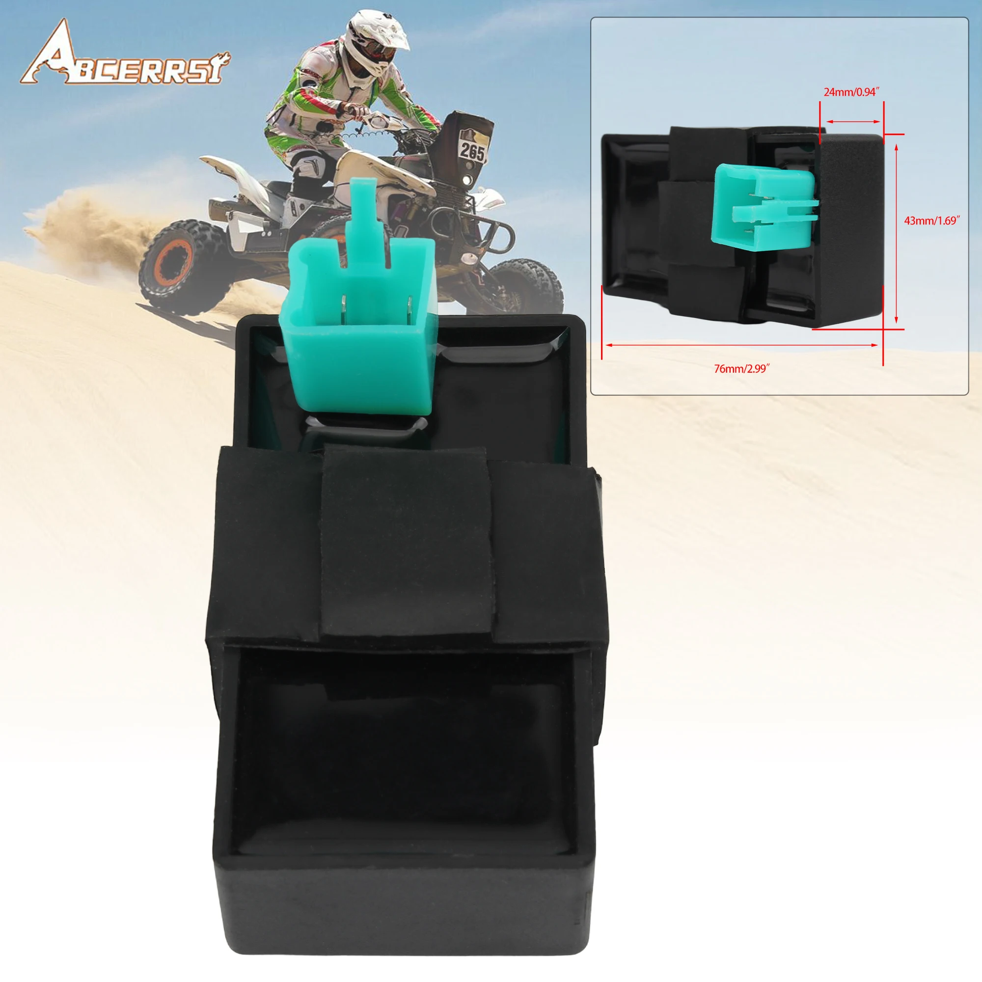 

Motorcycle 4 PINS PRONGS DC CDI REV BOX For 50cc 70cc 90cc 110cc 125cc Scooter ATV Buggie Moped Enduro Dirt Bike Accessories