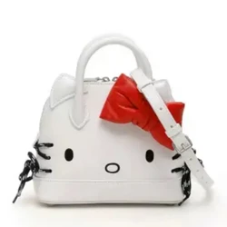 Kwaii Sanrio Hello Kitty Shoulder Bags Cartoon Tote 2023 New Special-Interest fashion Design Cute Sweet Messenger Bag for Women