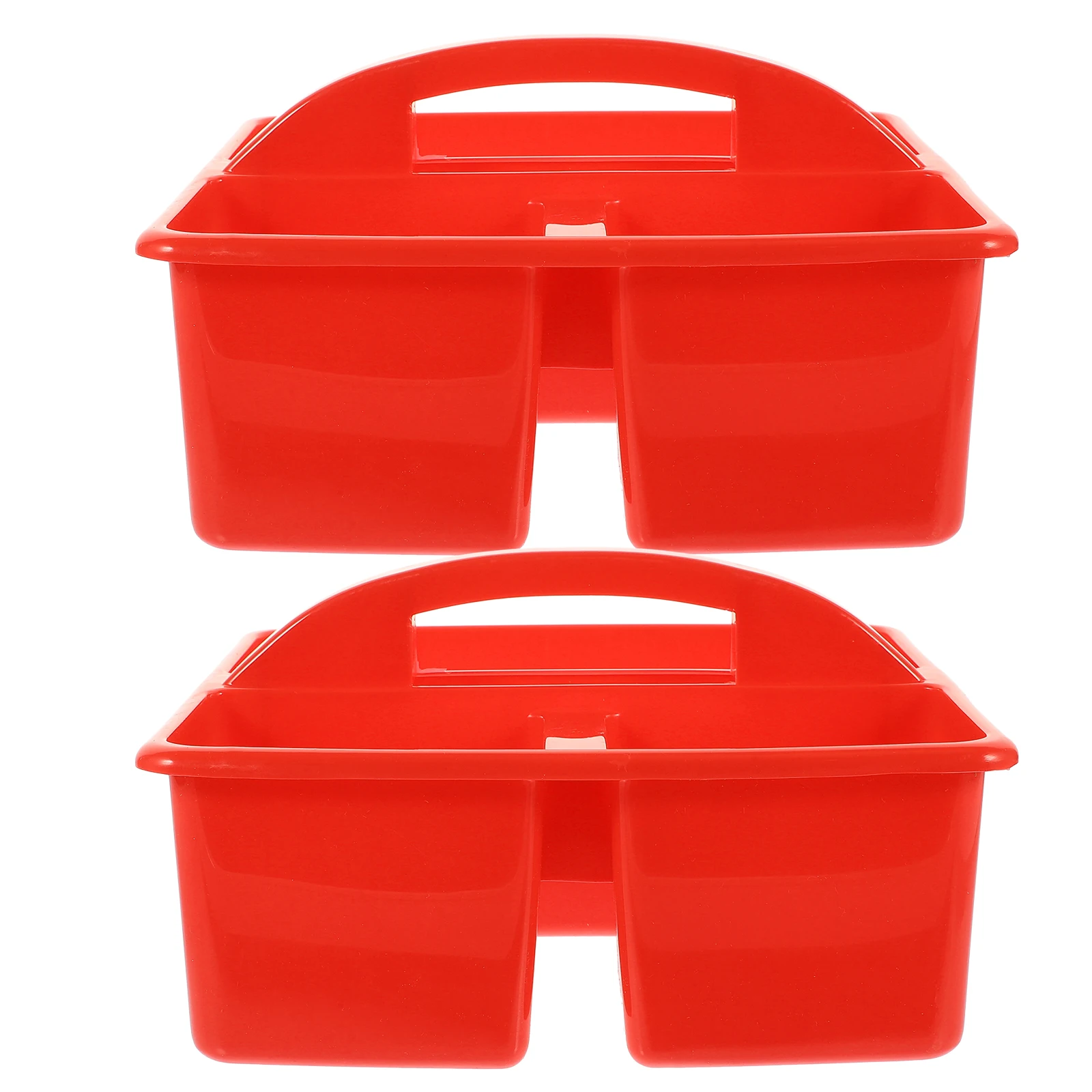 

2 Pcs Portable Storage Basket Marker Organizer Office Supply Multifunctional Desk Organiser Craft Painting Tool