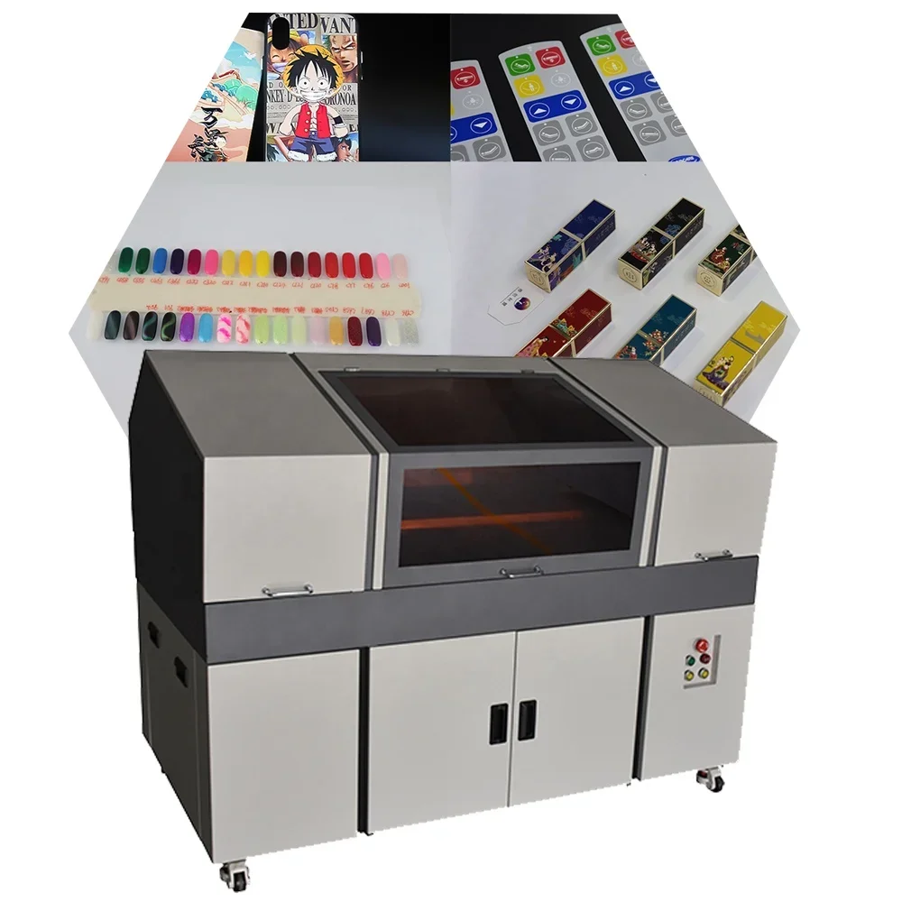 CF-6030 Kleine Automatische Uv Digitaal Zonder Stof Inkjet Printer Machine Voor Nail Art/Film Transfer Printen