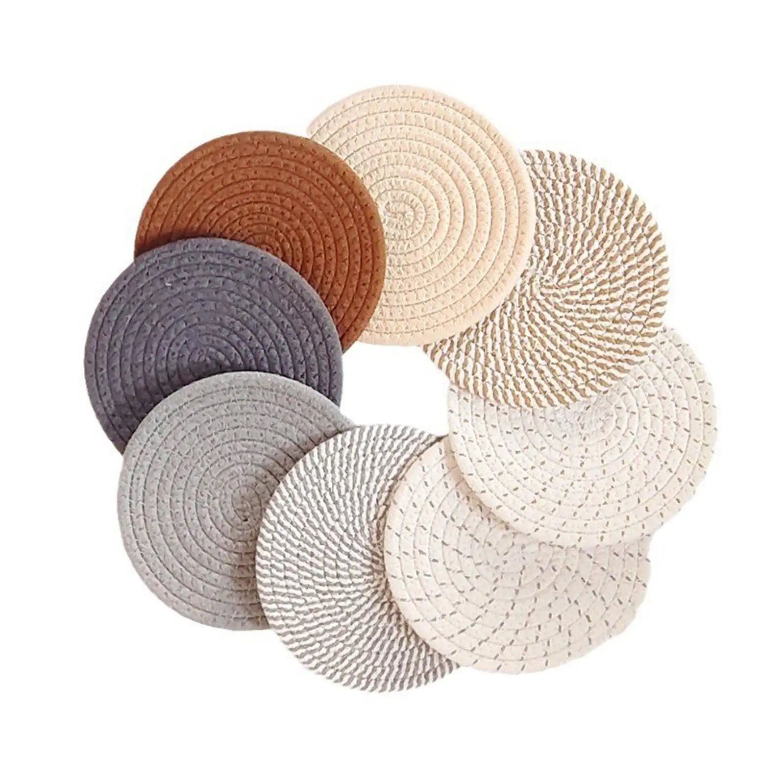 Hot Mats Non Slip Braided Place Mat for Party Countertop Housewarming Gift