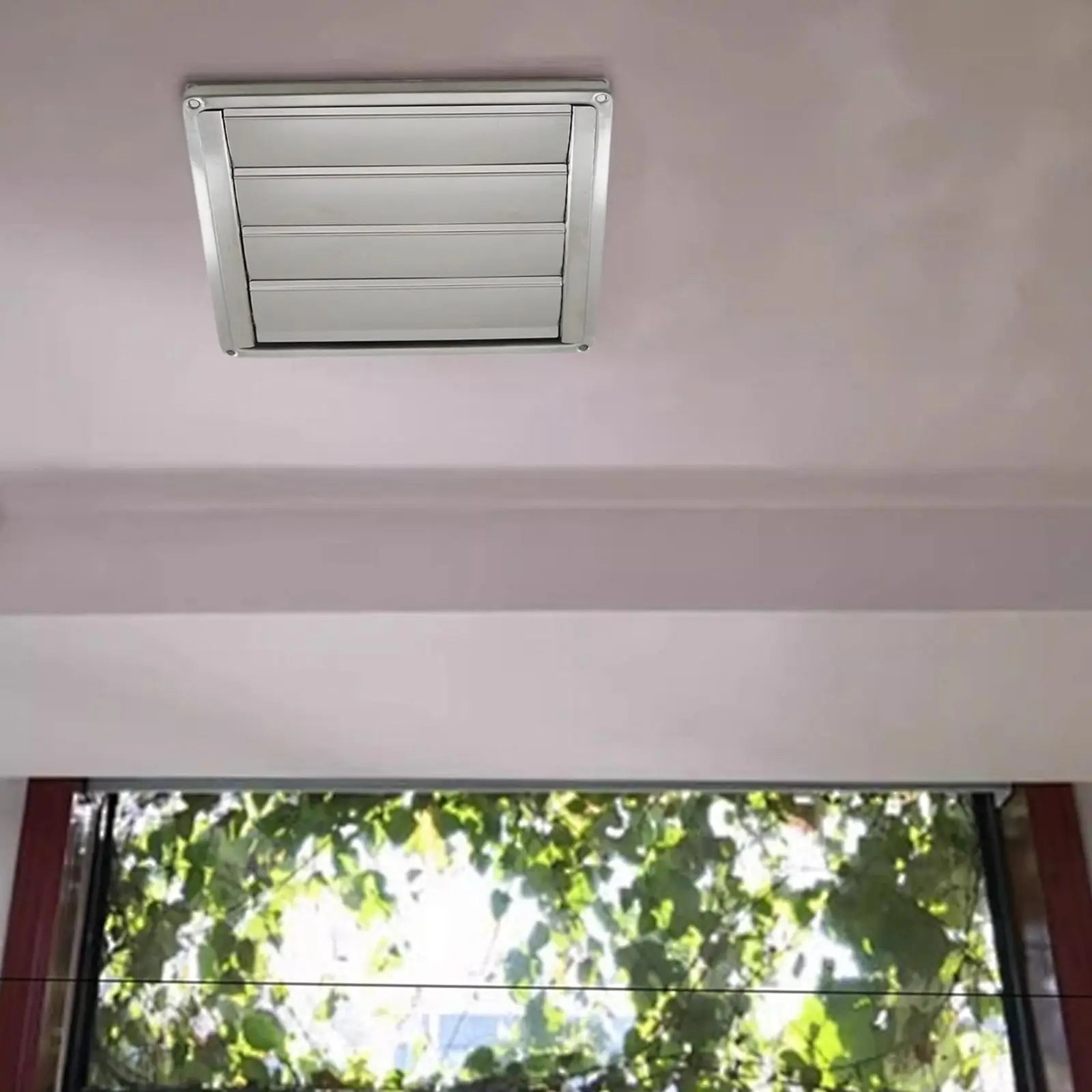 Wall or Ceiling Air Vent Louver Square Stainless Steel Ventilation Grille Outlet Cover for Fresh Air Exhaust