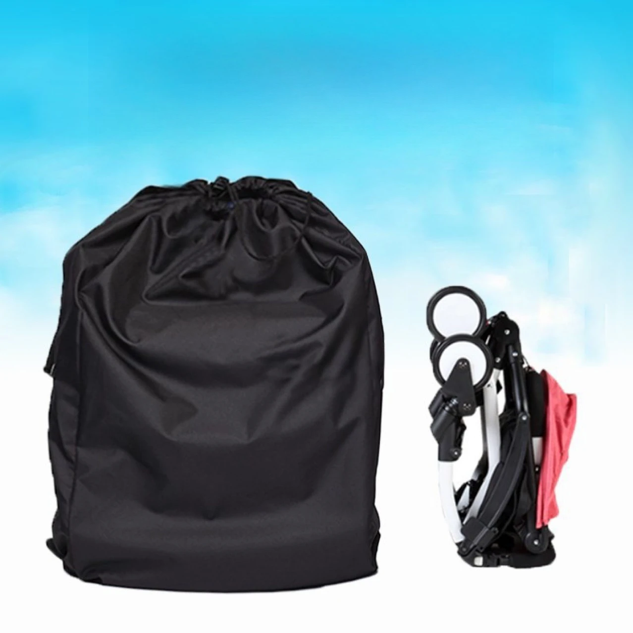 

Universal Baby Stroller Travel Bag Large Dustproof Cover for Airplane Check in and Storage