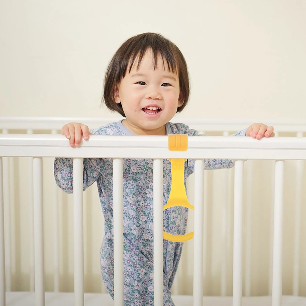 

4pcs Baby Standing Pull Ring Nursery Crib Assist Ring Infant Bed Handrail Lightweight Safe Portable for Newborn