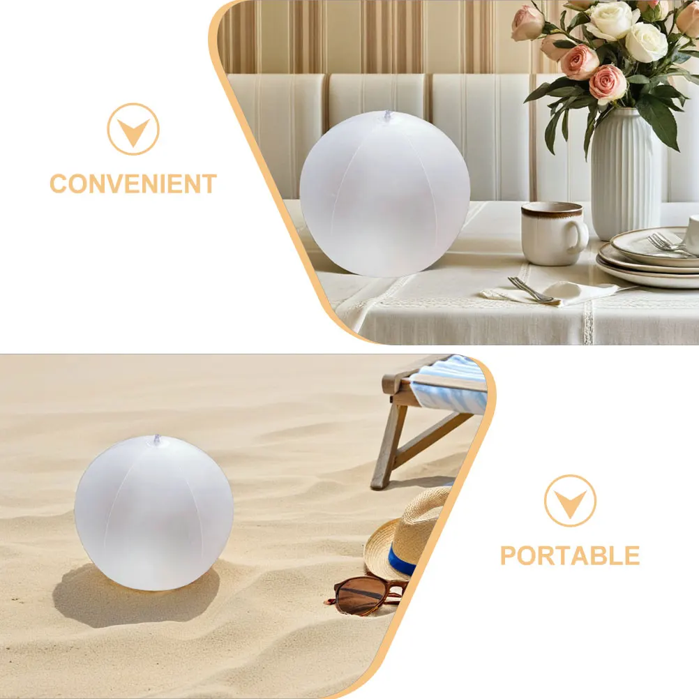 3 قطعة كرات الشاطئ البلاستيكية القابلة للنفخ متجمد فريد تجمع زينة الحفلات الزفاف الصيف كرة الشاطئ تفجير كرات حلية #6