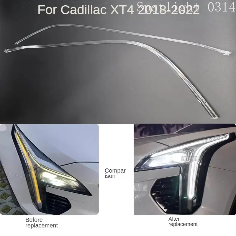 

Для Cadillac XT4 2018 2019 2020 2021 2022 2023 DRL автомобильные фары направляющая пластина дневные ходовые огни трубка бар автомобильные аксессуары
