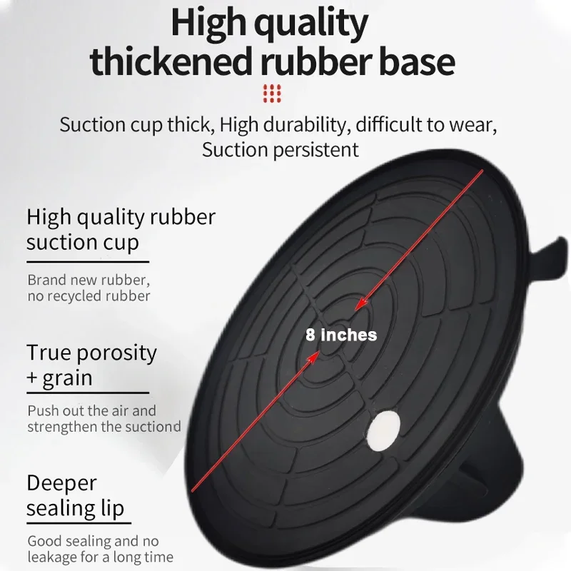 Vacuum Suction Cup 200kg Loading Capacity 8 Inch Diameter Heavy Duty Vacuum Spreader for Tile Adsorption Lifting Granite Glass