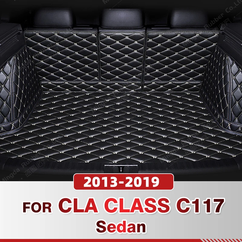 

Full Coverage Trunk Mat For Mercedes Benz CLA Class Sedan C117 2013-2019 18 17 16 Car Cover Pad Interior Protector Accessories