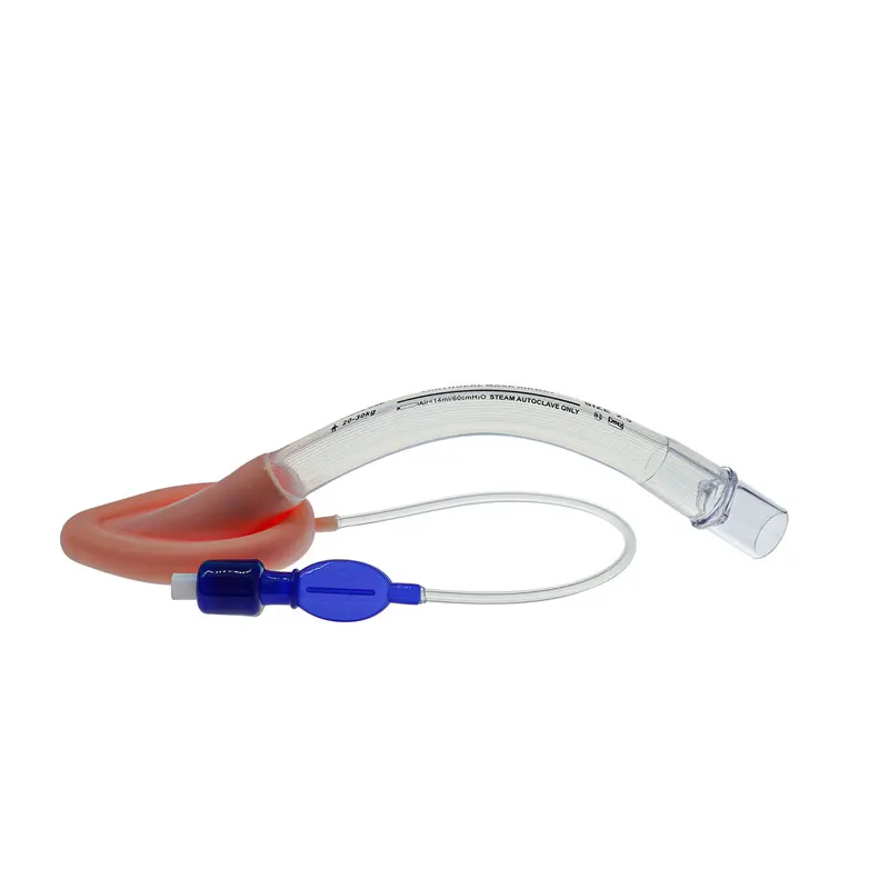 BamuCare Reusable Silicone Laryngeal Mask Sterile Medical Laryngeal Mask LMA Anesthesia Breathing Intubating Complete Models