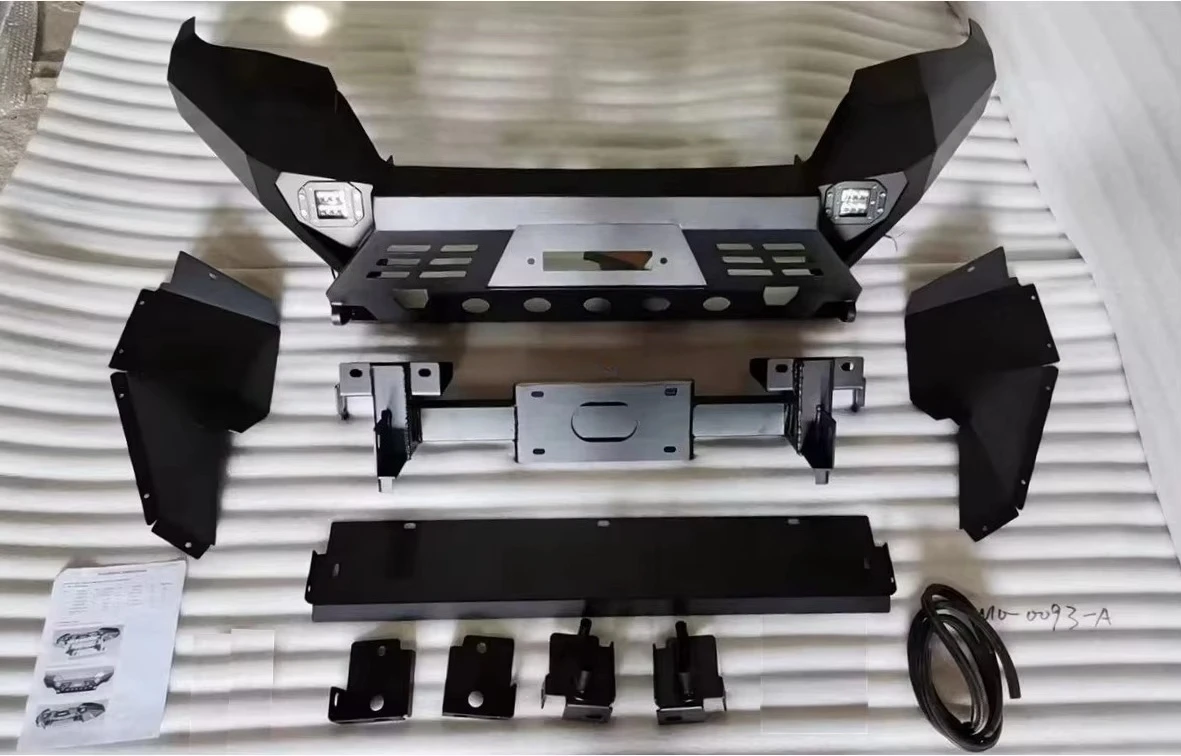 المصد الأمامي لقضيب الثور الفولاذي عالي التحمل لـ Hilux Rocco #5