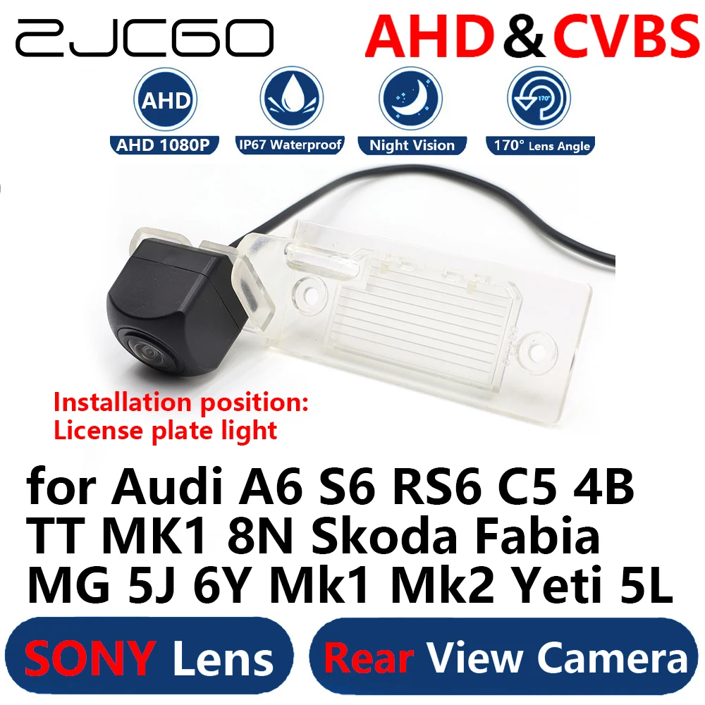 

AHD 1080P Parking Backup Reversing Rear view Camera for Audi A6 S6 RS6 C5 4B TT MK1 8N Skoda Fabia MG 5J 6Y Mk1 Mk2 Yeti 5L