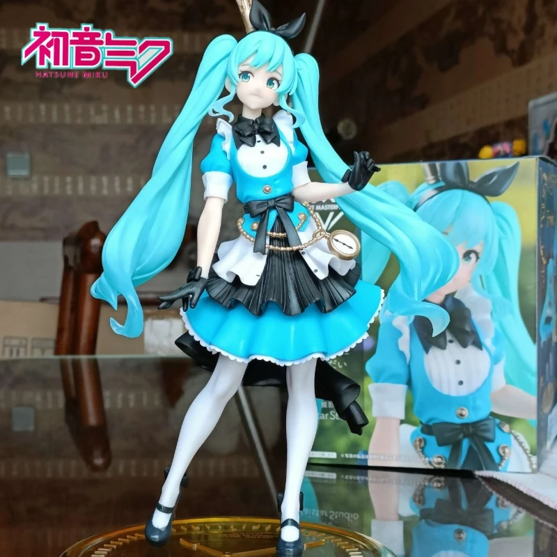 new-21cm-taito-original-hatsune-miku-alice-artist-masterpiece-pvc-vocaloid-anime-figurine-collection-model-doll-toys-gifts