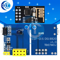 ESP8266 ESP-01 ESP-01S DS18B20 Temperature Humidity Sensor Module esp8266 Wifi NodeMCU Smart Home DIY Kit (with ESP01)