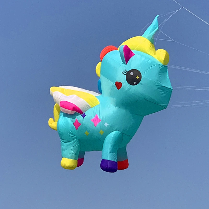 طائرة ورقية كبيرة قابلة للنفخ قلادة طائرة ورقية ناعمة من النايلون للبالغين طائرة ورقية احترافية للأطفال ألعاب خارجية لمتعة حمام السباحة